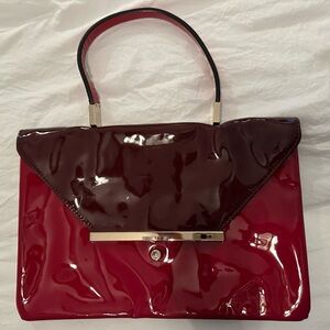 Valentino Red Patent Leather Handbag
